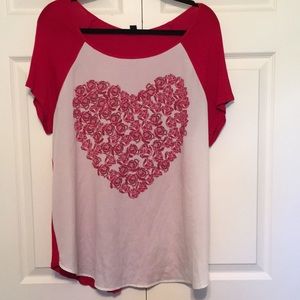 Expresso tshirt size XL with heart design